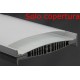 Diffusore Copertura PC Opale Smerigliata Per Profilo Alluminio BA1537 1 Metro