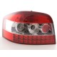 AUDI A3 posteriori LED chiaro/rosso  03 a 05