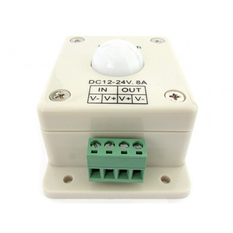 Sensore Di Movimento Per Luci Led Con Sensore PIR Rilevatore Di Presenza Infrarossi 12V 24V 8A