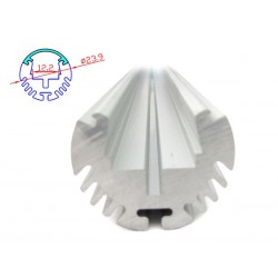 Profilo Barra Alluminio Tondo Multiuso e Multi Funzioni Per Strip Led Con 5 Modalita' di Montaggio