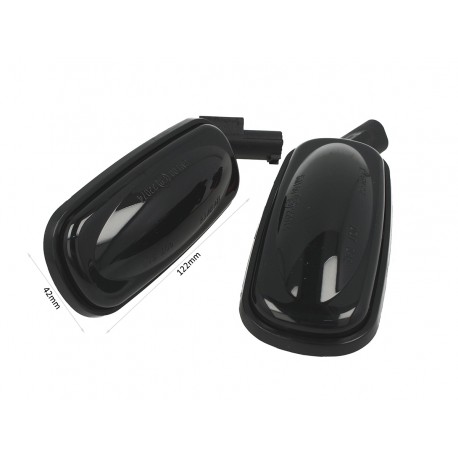 Kit Freccia Laterale a Led Side Marker Dinamica Lente Fume Land Rover Discovery 2 Defernder Freelander 1 OEM XGB000030L