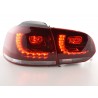 Golf 6 posteriori LED rosso/chiaro look GTI 