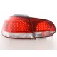 Golf 6 posteriori LED rosso chiaro