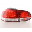 Golf 6 posteriori LED rosso chiaro
