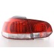 Golf 6 posteriori LED rosso chiaro