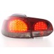 Golf 6 posteriori LED rosso nero