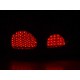 Golf 6 posteriori LED rosso nero