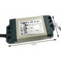 Led Driver CC 300mA 12V-25VDC (4-7)X1W Trasformatore Alimentatore Corrente Costante