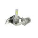 Kit Full Lampada Led Cob H4 20/20W 12V 24V Bi-Led Bi Luce Bianco 6000K Senza Driver e Ventilatore