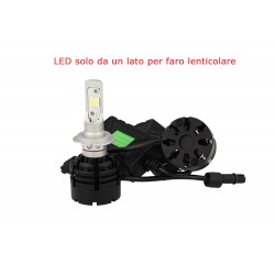 Kit Full Led Canbus H7 40W Specifica Per Auto Con Faro Lenticolare Dissipatore A Ventilatore Cree XHP 70 Attacco Smontabile Fuo