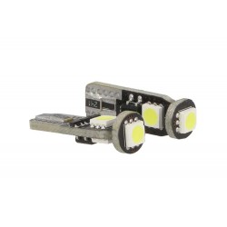 Lampada Led Canbus T10 W5W 3 Smd 5050 Bianco 12V No Polarita No Errore Luci Posizione Fiat Grande Punto Nuova Panda