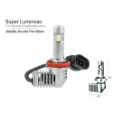 Kit Full Led All In One Canbus H8 H11 30W 12V 24V Per Auto Moto Scooter Camion Bianco 4000 Lumen Con Ventola Silenziosa Singolo