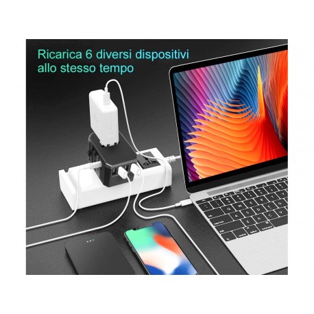 Caricabatterie da Viaggio Universale