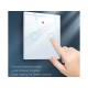 Interruttore Wifi Da Parete 86X86 Pannello Touch 2 Tasti Colore Bianco WiF