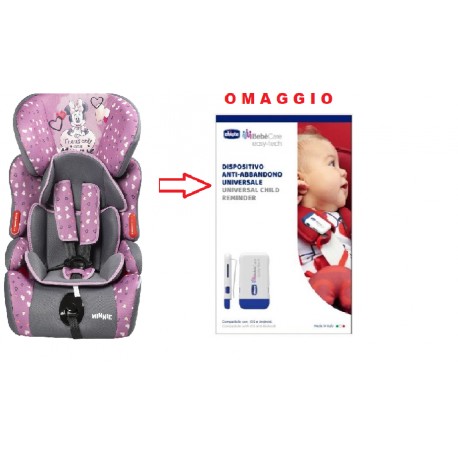 SEGGIOLINO AUTO ANDROMEDA MINNIE GR1/2/3 (9-36KG)+ OMAGGIO
