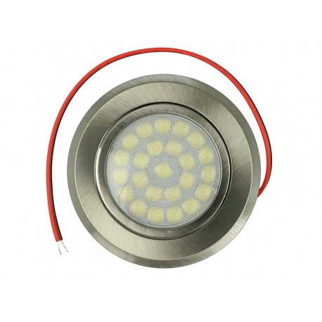 Mini Faretto Led Da Incasso Touch Dimmer Controllo Carcassa Nichel Satinato