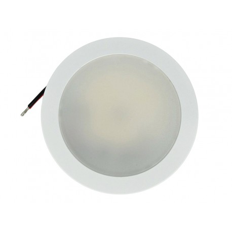 Mini Faretto Led Da Incasso Rotondo Carcassa Bianca 5W AC/DC 12V DC 24V Foro 60mm