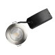 Faretto Led da Incasso Dimmerabile 5W 3000K Colore Nichel Satinato IP65 Resistente al Fuoco Senza Driver