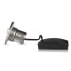 Faretto Led da Incasso Dimmerabile 5W 3000K Colore Nichel Satinato IP65 Resistente al Fuoco Senza Driver