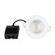 Faretto Led da Incasso Dimmerabile 5W 6400K Colore Bianco IP65 Resistente al Fuoco Senza Driver 