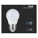 Lampada A Led E27 G45 5,5W Forma Sfera Bulbo Palla 240 Gradi 220V 
