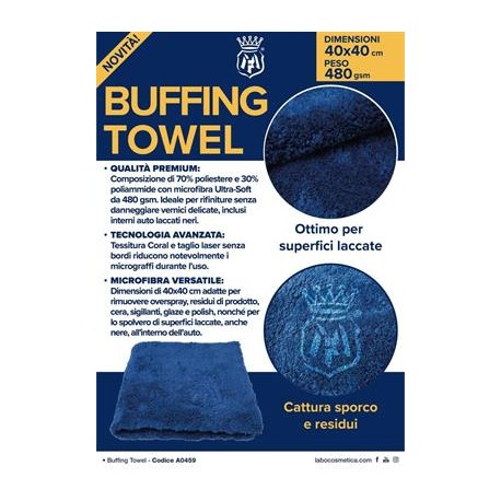 LAB-PANNO BUFFING TOWEL 40X40 480 GSM