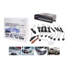 Kit 4 Sensori di Parcheggio Posteriori Con Display Led e Cicalino Sensori da 21mm