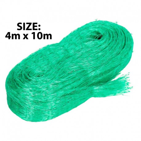 Rete Anti Uccelli 4X10m Rete da Giardino Verde Proteggere Piante Frutta Fiori Alberi 
