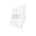 Interruttore Da Parete Touch WIFI Matter 3 TastiWIFI+BLE+RF 1 Tasto WIFI 2.4G Bianco