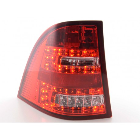 POSTERIORI LED MERCEDES CLASSE M W163 chiaro rosso