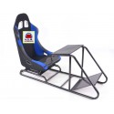 Simulatore Sediolino da corsa su PC e Console di gioco NERO BLU