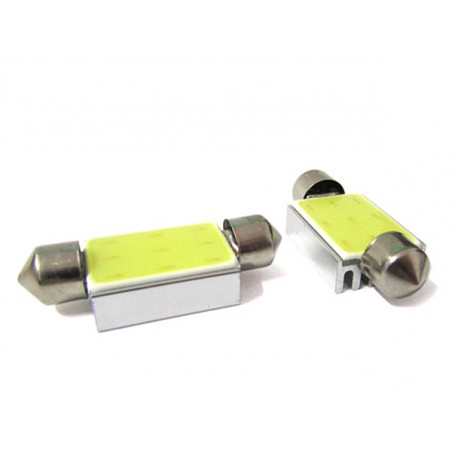 Lampada Led COB Siluro Canbus T11 C5W 36mm 4,5W DC12V Bianco Super Luminoso