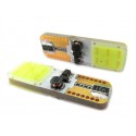 Lampada Led COB T10 W5W Canbus Pro 12V Bianco Ghiaccio 6000K Super Luminoso