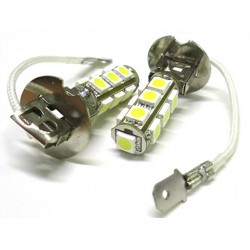 Lampada Led H3 13 SMD 5050 Luci Fendinebbia Bianco 12V