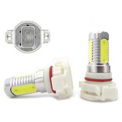 Lampada Led PS24W FF H16 5202 9009 PG20/3 PS19W 12V 6W Bianco Ghiaccio Luce Diurne Frecce Fendinebbia Posizione