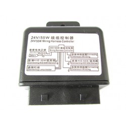 Centralina Controllo Rele Per Cablaggio H4 Hi/Low Wiring Harness Controller 24V 55W Per H4 Bixenon 55W