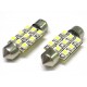 24V Lampada Led Siluro T11 C5W 36mm 9 Smd Bianco Camion