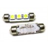 Lampada Led Siluro Canbus No Errore T11 C5W 38mm 3 SMD 5050 12V Luci Targa