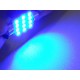 Lampada Led Siluro T11 C5W 42mm 12 Smd Colore Blue 12V Luci Targa e Lettura