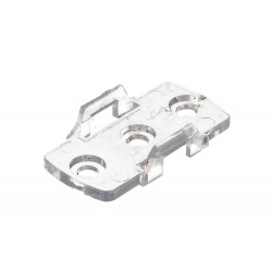 Clip Guida Gancio per Fissaggio a Muro del Profilo Barra Canalina Alluminio Quadrato BA3200