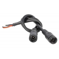 2 PZ Connettori Spinotto Femmine DC Con Lock Blocco Di Sicurezza Colore Nero Diametro 5,5mm x 2,1mm