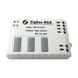 WiFi Zigbee Slave Led Controller RGB Full Colore Per Strip Led 12V 24V 4AX3 WF323