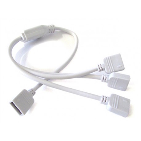 2 PZ Connettori Splitter Duplicatore Sdoppiatore Multipresa da 1 Cavo RGB a 3 Cavi Spine Prese RGB Femmine