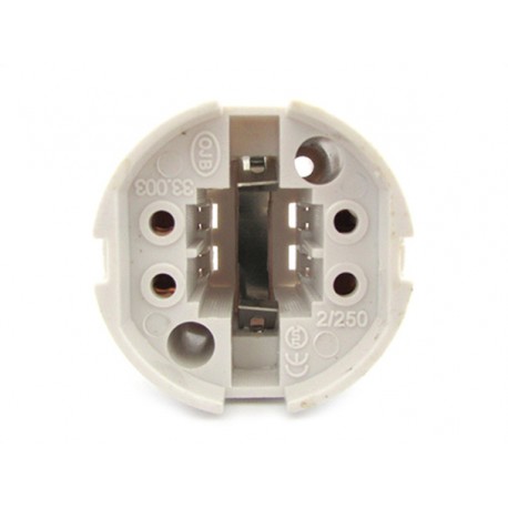 2 PZ Portalampade Adattatori Lampada Attacco G24 4 Pin Per Fare Test Resistenza e Durata