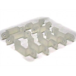 20 PZ Clip Per Fissare Bobina Striscia Led Impermeabile Da 8mm Di Larghezza