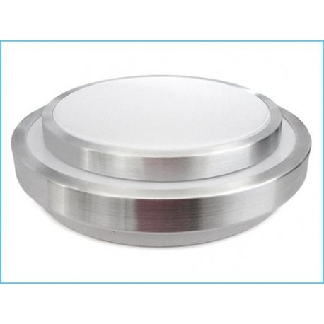 Plafoniera Vuota Rotondo Modello con Doppio Anello per  Led Plates