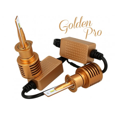 Kit Full Led Canbus Golden Pro H1 25W 12V 4000 lm Super Slim Facile Da Installare Raffredamento Ventola