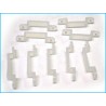 20 Clip Per Fissare Bobina Striscia Led Impermeabile Da 12mm Di Larghezza