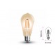 Lampada Filo Led a Filamento E27 ST64 6W Bianco Caldo 2200K Cover Amber Vintage SKU-4362