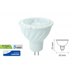 Lampada Led MR16 6,5W 12V 110 Gradi  Bianco Neutro 4000K Con Chip Samsung SKU-205